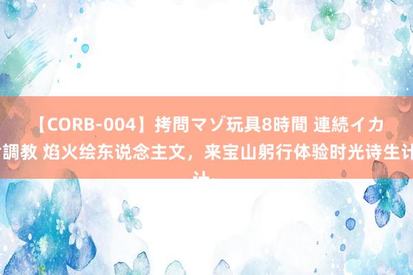 【CORB-004】拷問マゾ玩具8時間 連続イカせ調教 焰火绘东说念主文，来宝山躬行体验时光诗生计~